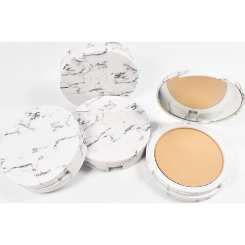 8 Colors Marble Pressed Powder Private Label Cosmetics Bronzer Powder Contour Palette Face Makeup Concealer BRIGHTEN No Logo