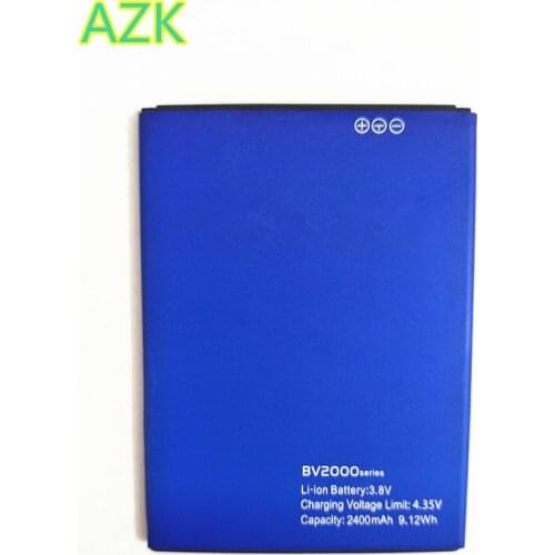 AZK 1PCS New 2400mAh BV2000 Battery for Blackview BV2000 BV2000S series Phone battery