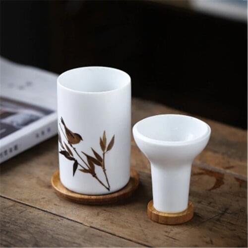 Chinese style creative casual cup ceramic office cup tea art cup personal tea cup ceramic collection commemorative art tea cup