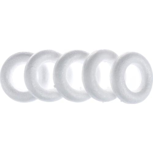 5pcs Round DIY Styrofoam Balls Christmas Ball White Modelling Polystyrene Foam Craft Balls Christmas Decorations Wedding Party