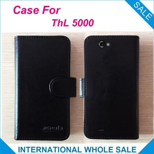Hot! 5000 THL Case New 2017 items Free Shipping Factory Price Flip Leather Case Exclusive Cover For THL 5000