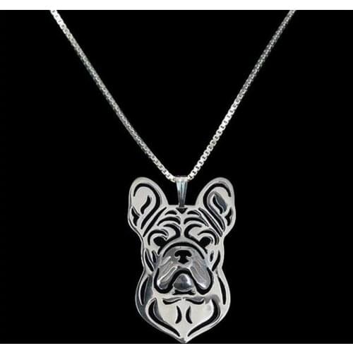 Fashion Pet Pendant Necklaces Lovers' French Bulldog Jewelry Necklaces Drop Shipping