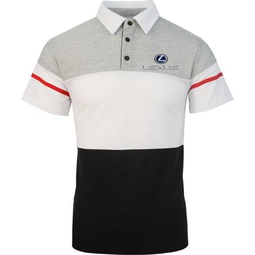 LEXUS Logo Men Polo Shirt 2021 Summer Fashion Classic Casual Tops Short Sleeves Cotton High Quality Men Slim Polo Homme Tee