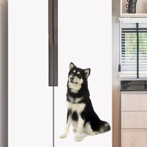 Three Ratels QC109-4 Animal wall stickers cute Sled dogs wall stickers for kids Kitchen stickers living room decoration