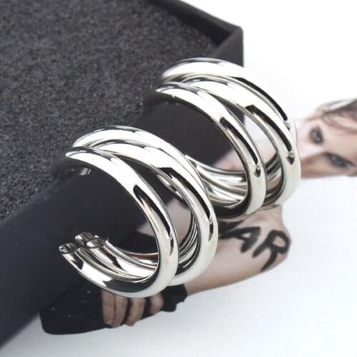 Irregular Semicircular Metal Earrings For Women Trendy Versatile Ladiess Earrings Simple Fashion Statement Jewelry For Girls