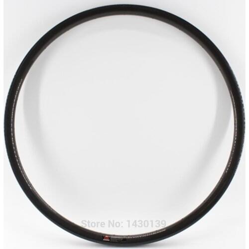 New 29 inch clincher tubeless rim Mountain bike 3K UD 12K full carbon fibre bicycle wheels rim MTB 29er 30mm width Free shipping