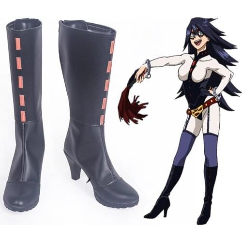 Anime My Hero Academia Cosplay Shoes Midnight Kayama Nemuri Cosplay Boots Halloween Party Boku no Hero Academia Cosplay Shoes