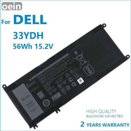 Oein Genuine 33YDH Laptop Battery For Dell Inspiron 17 7778 7779 7773 15 7577 G3 15 3579 5587 17 3779 7588 P30E Series