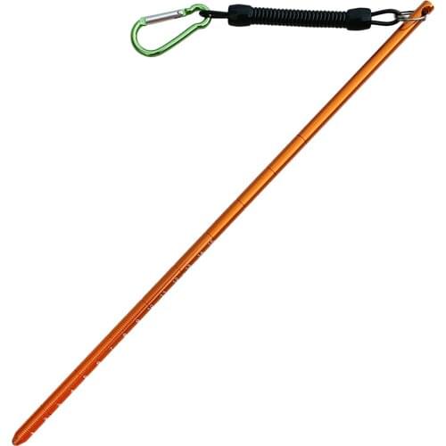 2Pcs Lightweight Scuba Diving Pointer Stick Tank Banger Diving Shaker Noise Maker Coil Lanyard Strap w/Bolt Snap Clip