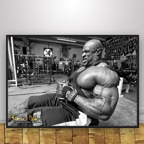 Ronnie Coleman Poster Gyms Decorative Wall Pictures Boys Bedroom Dorm Room Canvas Print Painting Home Decor