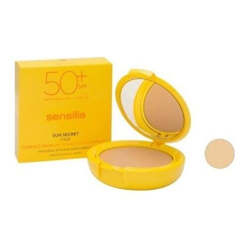 SENSILIS SUN SECRET MAQUILLAJE COMPACTP MATE 02 GOLDEN SPF50