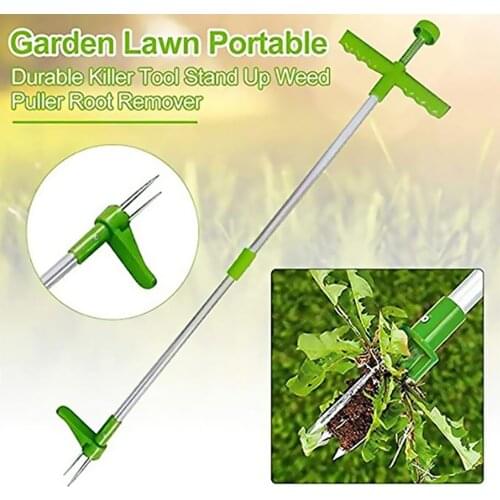 Weed Puller Weeder Twister Twist Pull Garden Lawn Root Remover Killer Tool