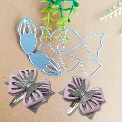 Headgear hairpin bow beautiful new flower knot metal cutting die clipping book paper knife die stamping die new die