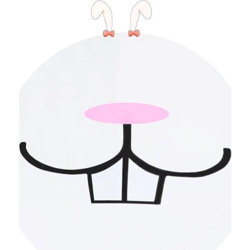 1 Piece Net Red Car Stickers Creative Personality Lovely Cartoon Scratches Hood Cover Stickers Decoration