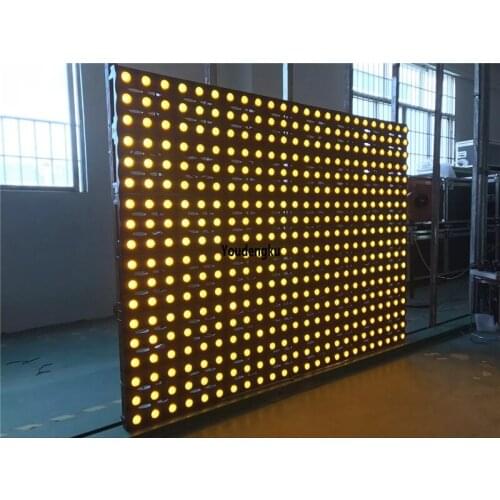 10 pieces 36*3w amber Led Indoor DMX control pixel Matrix Blinder led wall washer effect light for stage club bar led decoration