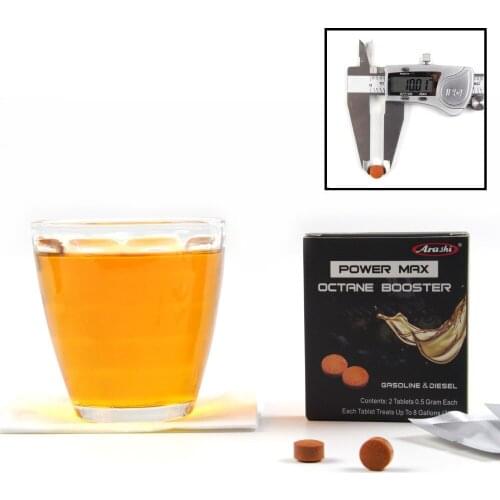 12 Pack Arashi Octane Booster Universal Motorcycle injector Clean Fuel Gas Oil Diesel Additive For Honda CBR900RR CB600 Hornet