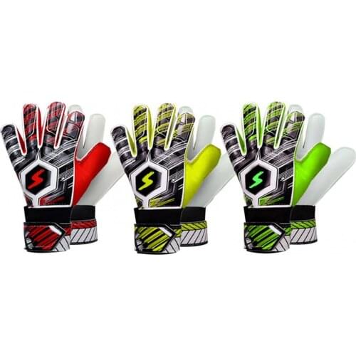 30% Hot Sale Adult Kids Football Soccer Goalkeeper Goalie Full Finger Hand Protection Gloves for Football Soccer Goalkeeper
