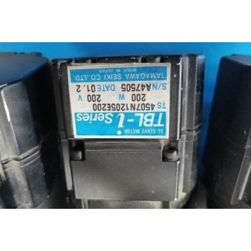 4507N1205E200 servo motor , used in good condition . 80% appearance new , good working , free shipping
