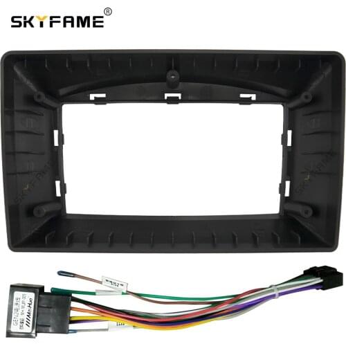 SKYFAME Car Frame Cable For PROTON SAGA BLM/FLX 2008-2015 Big Screen Audio Dash Panel Frame Fascias
