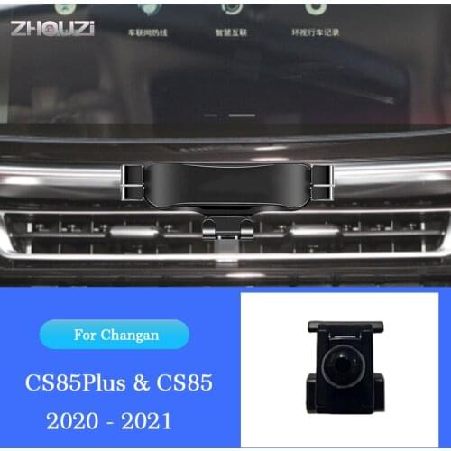 Car Mobile Phone Holder Air Vent Outlet Clip GPS Stand Gravity Navigation Bracket For Changan CS85 CS85Plus 2020 2021