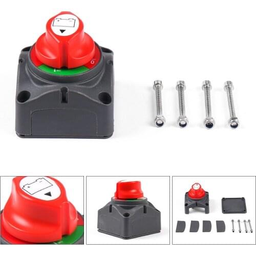 Car Auto 100A-300A 12V-60V RV Marine Boat Battery Selector Isolator Disconnect Rotary Switch Cut TT102064
