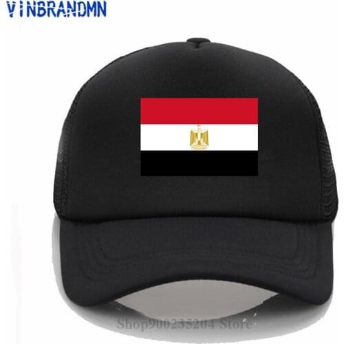 Retro Egyptian Flag unisex Baseball cap Awesome The Pride of Egypt summer hat Arab Arabic Word Print Patriotic Outdoor visor hat