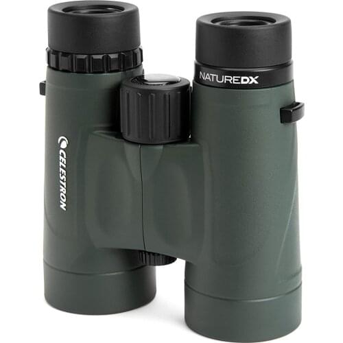 Celestron 71333 Nature DX 10x42 Binocular Glass Optics Fully Multi-coated BAK-4 For Outdoor Birding Hunting