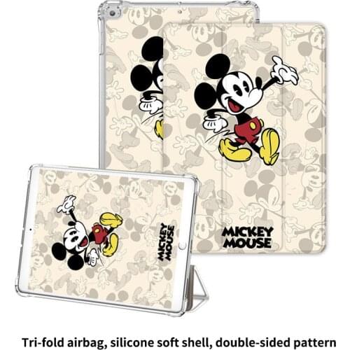 Disney Mickey Cover for IPad 9.7 2017 2018 Mini Case for IPad 10.2 Pro 9.7 Tablet Soft Silicon Stand Funda Case for Air 1 2