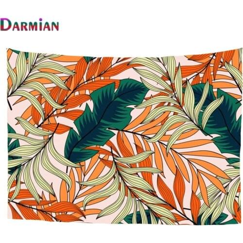 DARMIAN 2021 Art Flower Illustration Simple Wall Tapestry Home Decoration Wall Hanging for Bedroom Living Room Picnic Yoga Mats