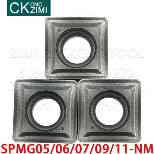 SPMG050204 SPMG060204 SPMG07T308 SPMG090408 SPMG110408 HM ZM1125 Carbide Insert Indexable U Drill Turning Inserts CNC lathe Tool