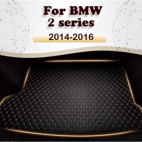 Car trunk mat for BMW 2 series station wagon 2014 2015 2016 Cargo Liner Carpet Interior Parts Accessories Cover