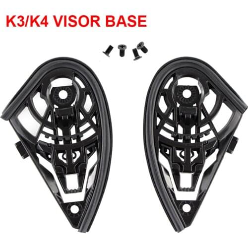 K3 K4 Helmet Visor Base K3 K4 Helmet Parts Bases Casco Lens Pedestal Motorcycle Helmet Accessories