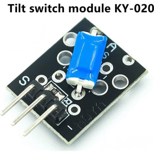Tilt switch module KY-020 Angle switch module Vibration switch module Voltage 5V