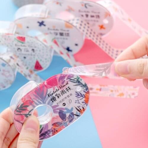 Washi Tape Set With Storage Tools Tape Holder School Supplies Masking Tape Gift Back To School Presented By Kevin&sasa Crafts