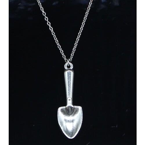 New Fashion Necklace 51mm shovel spade trowel gardening Pendants Short Long Women Men Colar Gift Jewelry Choker