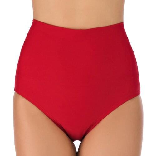 New triangle swimsuits adult swimming trunks womens feeling high elastic simple swimming trunks
