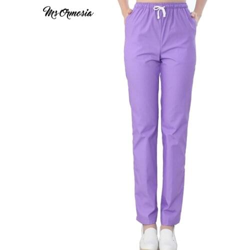 Wholesale new unisex high quality Breathable Scrubs uniform Suit pet shop uniform Beauty salon laboratory uniform scrubs pants