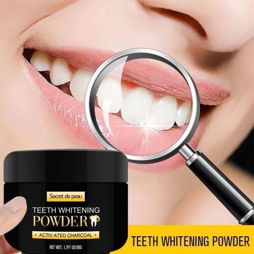 CitFit Teeth Whitening Oral Care Charcoal Powder Natural Activated Charcoal Teeth Whitener Powder Oral Hygiene Dental Tooth Care