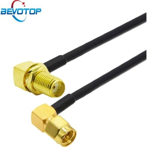 RG316 RG174 Cable SMA Male to SMA Male Female Nut Bulkhead Extension Coax Jumper Pigtail WIFI Router Antenna RF Coaxial Cable