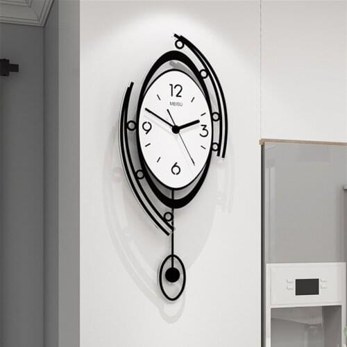 Nordic Creative Personality Watches Wall Living Room Home Fashion Clock Modern Minimalist Mute Decorative Wall Charts Acrylic