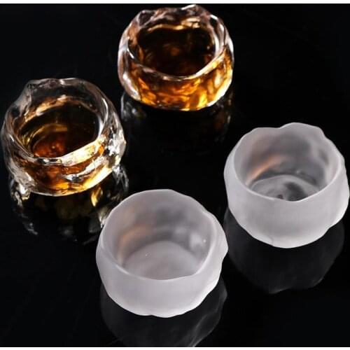 Glass God cup frozen Master Cup Japanese kungfu tea cup tea cup transparent cup household Creative Cup
