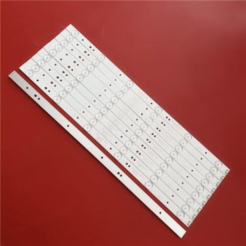 Led backlight strip 6 lamp for Skysorth 49"TV 49E3000 49E6000 49E360E/5ERS 5800-W49001-0P00 5800-W49001-DP00 2P00 W49002-1P00