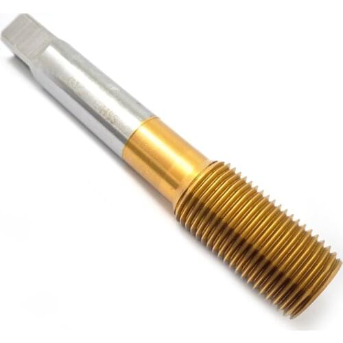 XQuest TIN HSS Pipe Thread Forming tap G 1/8 1/4 3/8 1/2 3/4 Tapered PIPE Fluteless Taps RC 1/8-28 1/4-19 3/8-19 1/2-14 3/4-14