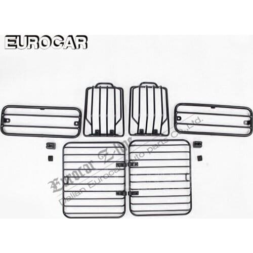 G class w463 head lamp grill turning light cover tail lights protective frames for G350 G500 G400 G55 G63 G65 lights iron Shield