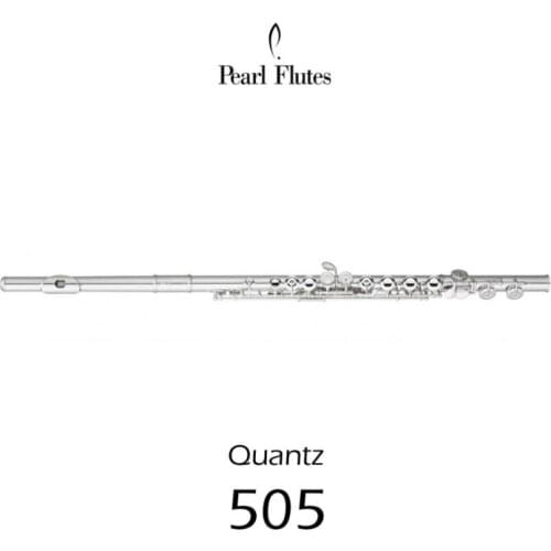 Pearl Quantz 505 Flute | C-Foot | Closed Holes | Offset G | E-Mechanism