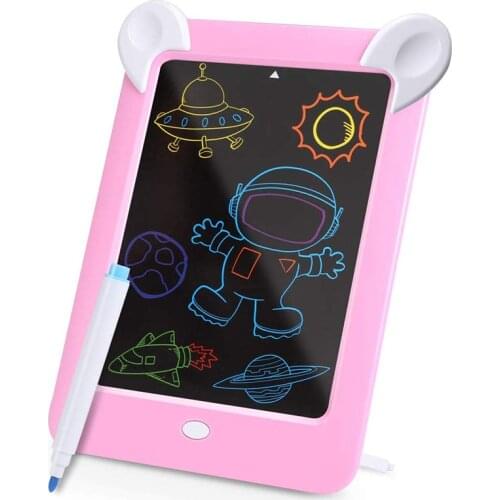 LCD Writing Tablet, Kids 3D LED Luminous Magic Drawing Pad, LCD Handwriting Drawing Doodle Board