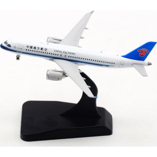 1:400 Scale China Southern British Airways C919 Airlines Model with Base Alloy Aircraft For Collectible Souvenir Show Gift Toys