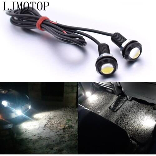 10pcs Motorcycle Eagle Eye Strobe Light Reversing Parking Signal Lamp For YAMAHA tdm 900 850 mt125 mt03 mt01 mt 125 03 01 xt660