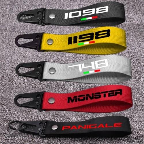 3D Key Holder Chain Collection Keychain for Ducati 748 1098 1198 monster M400 600 620 750 919 796 696 ST2 Panigale v4 Motorcycle