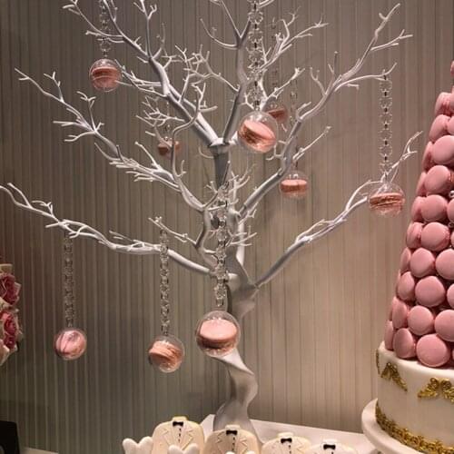 4-10cm Wedding Christmas Tree Ball Ornament Decor Exquisite Transparent Clear Plastic Bauble Hanging Hollow Ball Candy Box